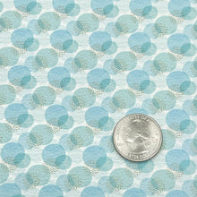 Load image into Gallery viewer, BLUE BUBBLES - Custom Printed Leather
