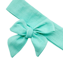 Load image into Gallery viewer, SEAFOAM LINEN - Solid Bow Strip

