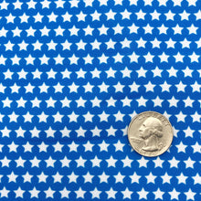 Load image into Gallery viewer, TRUE BLUE STARS - Scuba Neoprene Fabric
