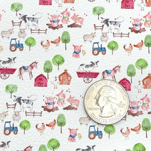 Load image into Gallery viewer, FUN ON THE FARM - Custom Printed Leather
