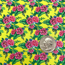 Load image into Gallery viewer, ROSA AMARILLO - Custom Printed Leather
