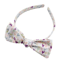 Load image into Gallery viewer, FOREVER HEARTS - Printed Bow Headband
