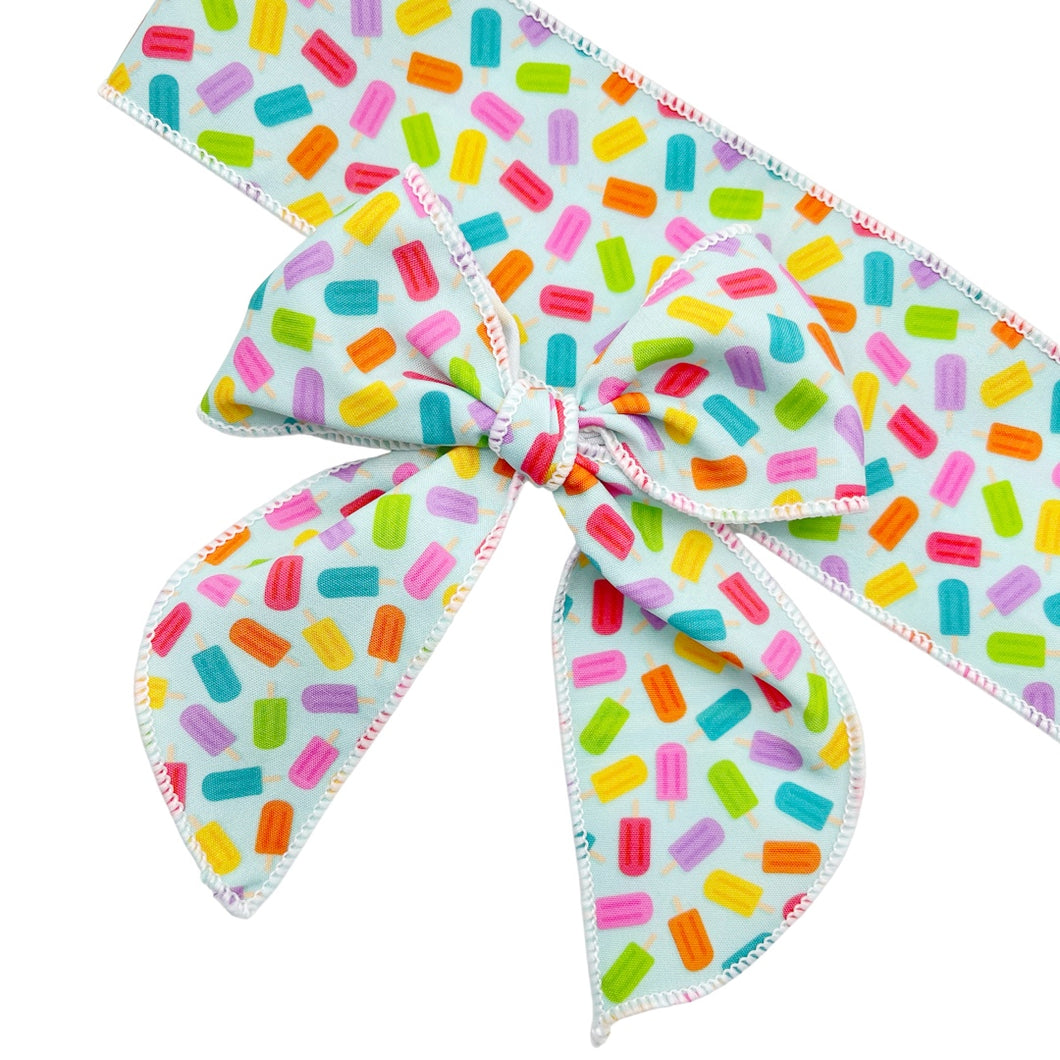 POPSICLE PARTY - Printed Bow Strip