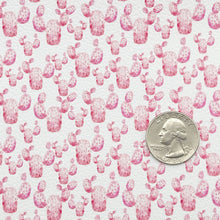 Load image into Gallery viewer, PINK CACTI - Custom Printed Leather
