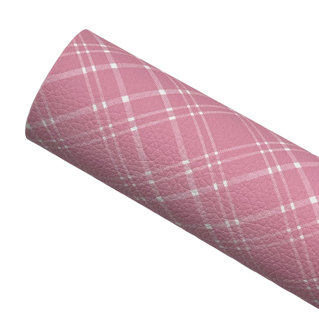 PINK FLANNEL - Custom Printed Leather
