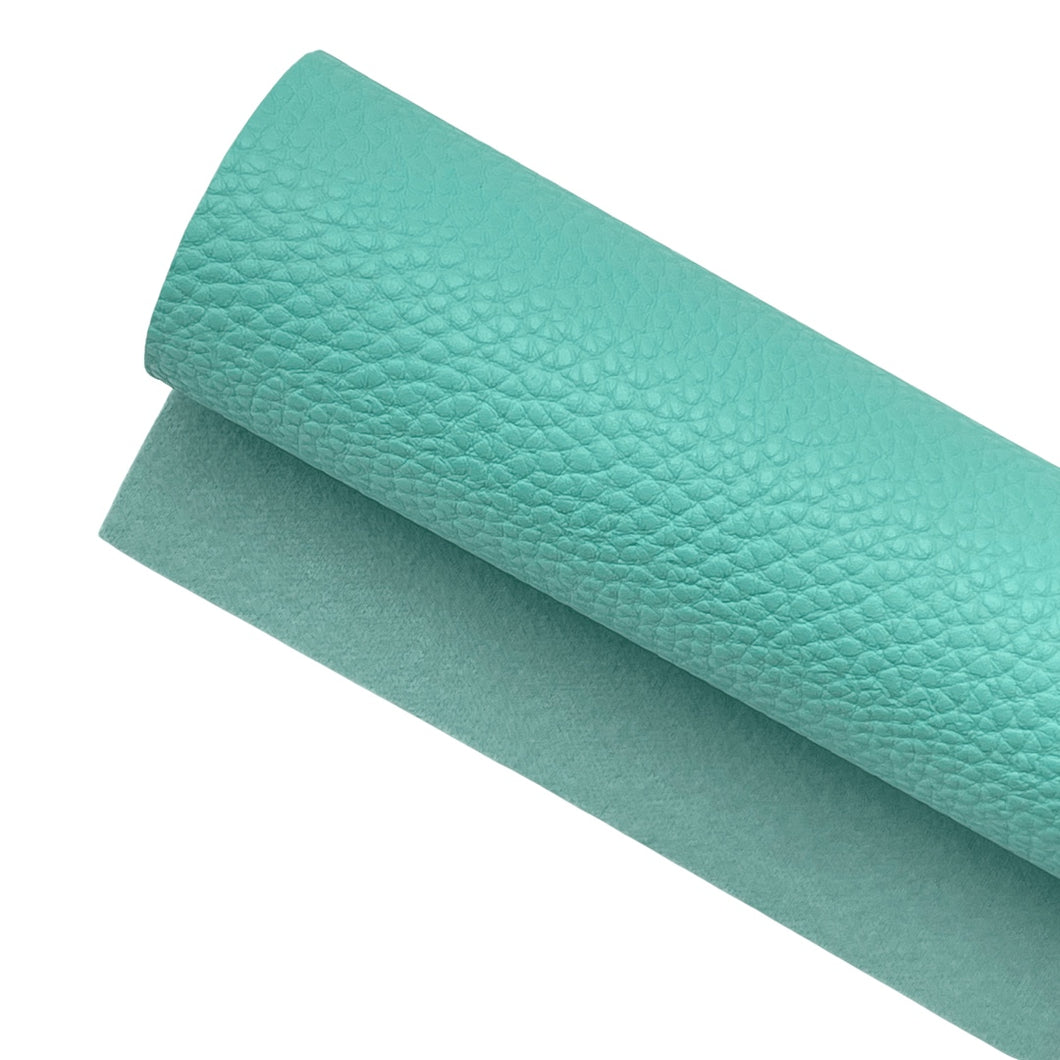 TEAL - Pebbled Leather