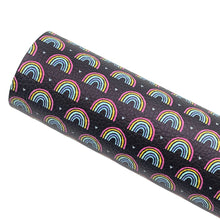 Load image into Gallery viewer, CHALKBOARD RAINBOWS - Custom Printed Leather
