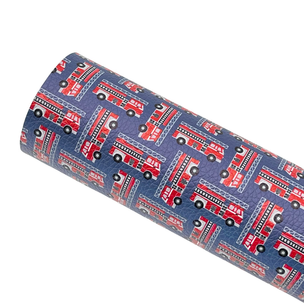 FIRE ENGINES - Custom Printed Leather