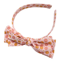 Load image into Gallery viewer, FEELING HAPPY - Printed Bow Headband
