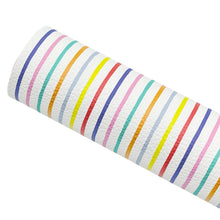 Load image into Gallery viewer, HAPPY STRIPES - Custom Printed Leather
