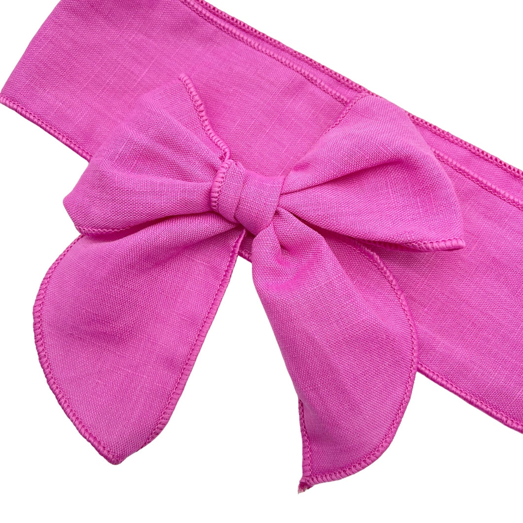 ORCHID LINEN - Solid Bow Strip