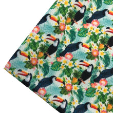 Load image into Gallery viewer, TOUCANS -  Custom Printed Bullet Liverpool Fabric
