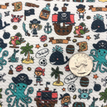 Load image into Gallery viewer, A PIRATE&#39;S LIFE FOR ME - Custom Printed Bullet Liverpool Fabric
