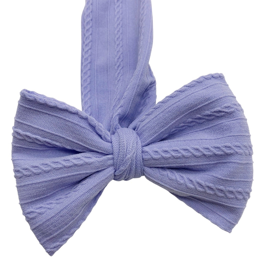 LAVENDER - Cable Knit Nylon Strip