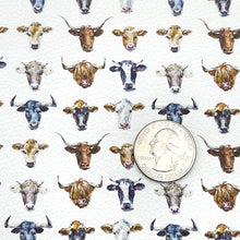 Load image into Gallery viewer, LONGHORNS - Custom Printed Leather
