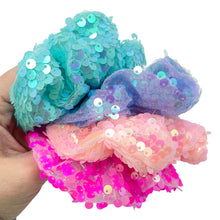 Load image into Gallery viewer, VIOLET PURPLE SEQUIN - Scrunchie
