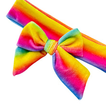 Load image into Gallery viewer, ELECTRIC OMBRE VELVET - Printed Bow Strip
