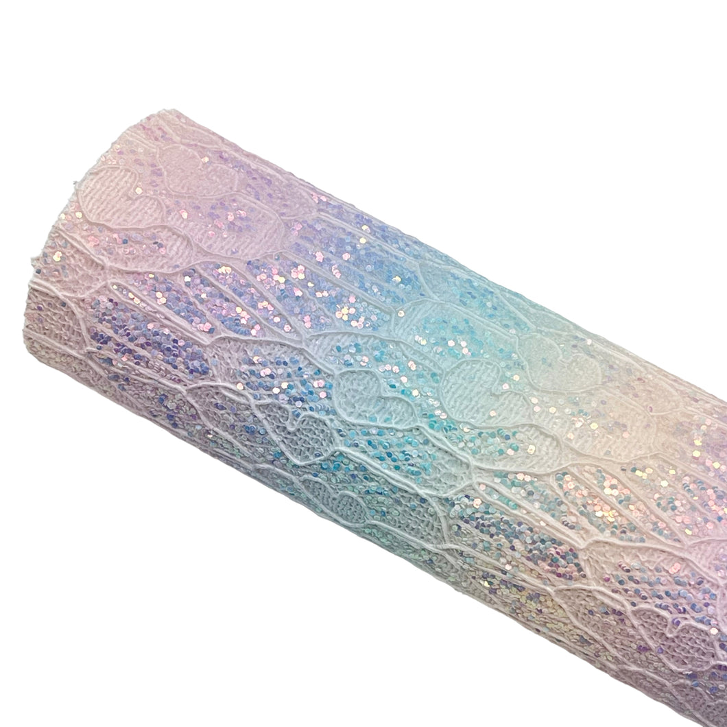 UNICORN OMBRE LACE- Chunky Glitter