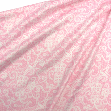 Load image into Gallery viewer, PINK LACE -  Custom Printed Double Brushed Poly
