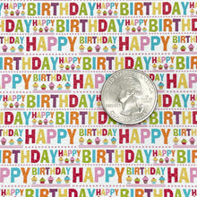 Load image into Gallery viewer, COLORFUL BIRTHDAY - Custom Printed Leather
