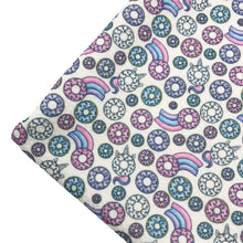 Load image into Gallery viewer, UNICORN DONUTS - Custom Printed Bullet Liverpool Fabric
