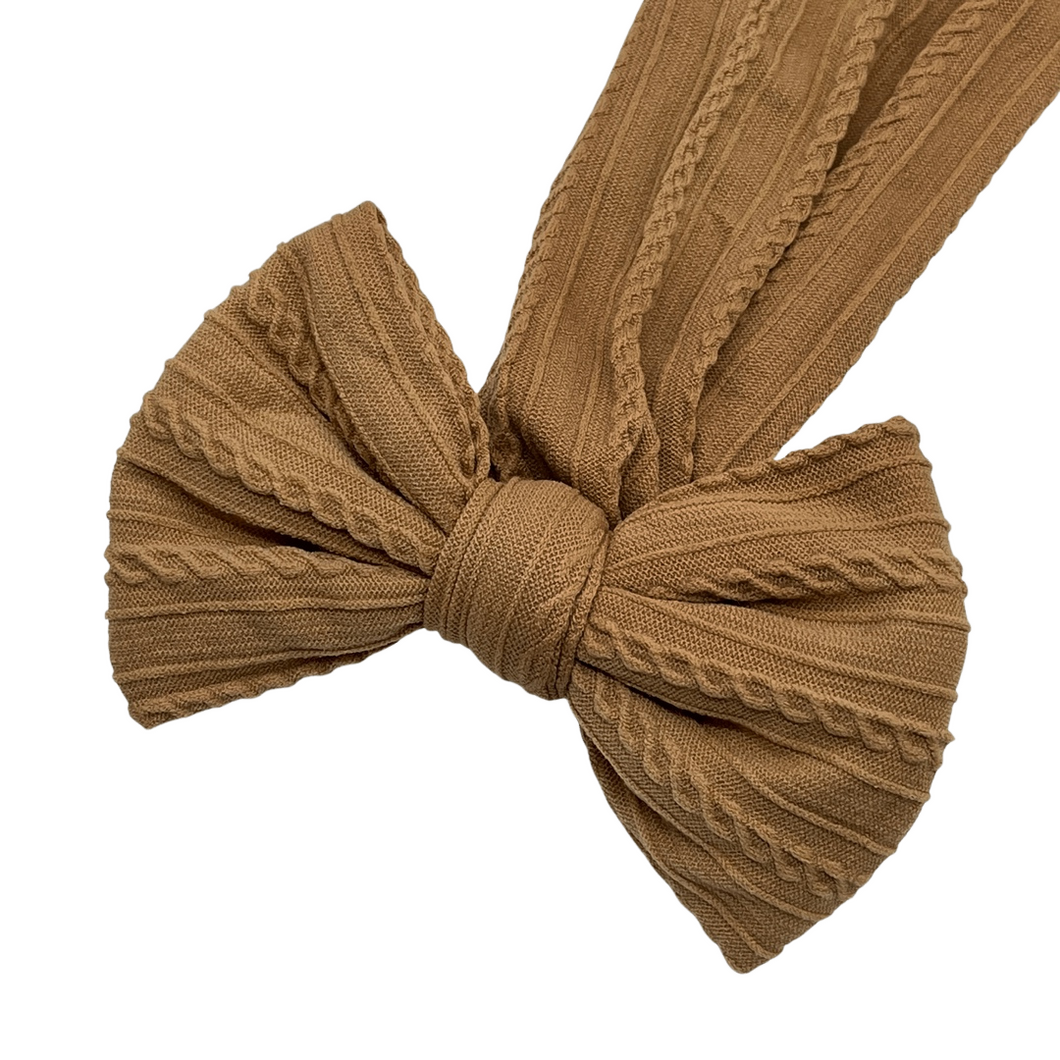 GINGERBREAD - Cable Knit Nylon Strip
